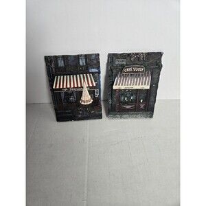 Lot of 2 Mark St.  John Cafe Vogue Cafe Pasquier French Wall Plaques